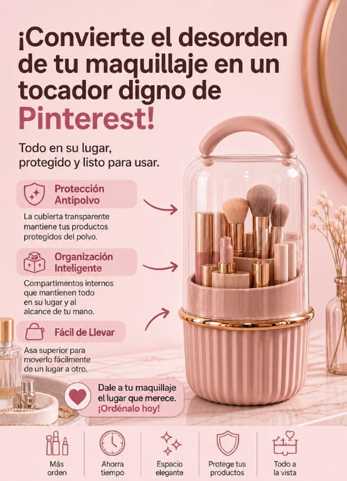 # 😩🖌️ ¿CANSADA DE TUS BROCHAS REGADAS, SUCIAS Y PERDIDAS? 💄✨ ¡ORDÉNALAS EN SEGUNDOS! 🔥