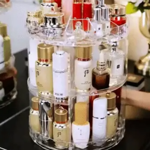 ORGANIZADOR DE MAQUILLAJE GIRATORIO
