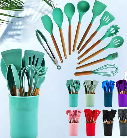🍴 Cocina fácil, rápida y con estilo – ¡Tu set imprescindible!👩‍🍳 12 PIEZAS